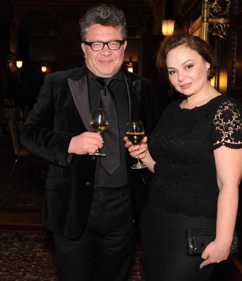 Russian American lobbyist Rinat Akhmetshin and Russian lawyer Natalia Veselnitskaya, who both attended a meeting with Donald Trump Jr. and other Trump aides during the presidential campaign, went to an inaugural party in Washington hosted by U.S. Rep. Dana Rohrabacher (R-Calif.). (Rohrabacher for Congress/Rohrabacher for Congress)