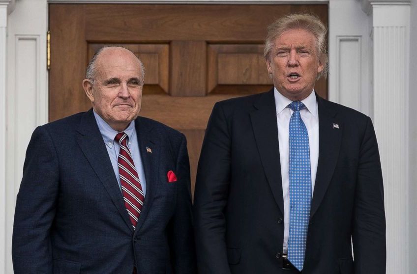 Rudy Giuliani and President Trump (ABC News)