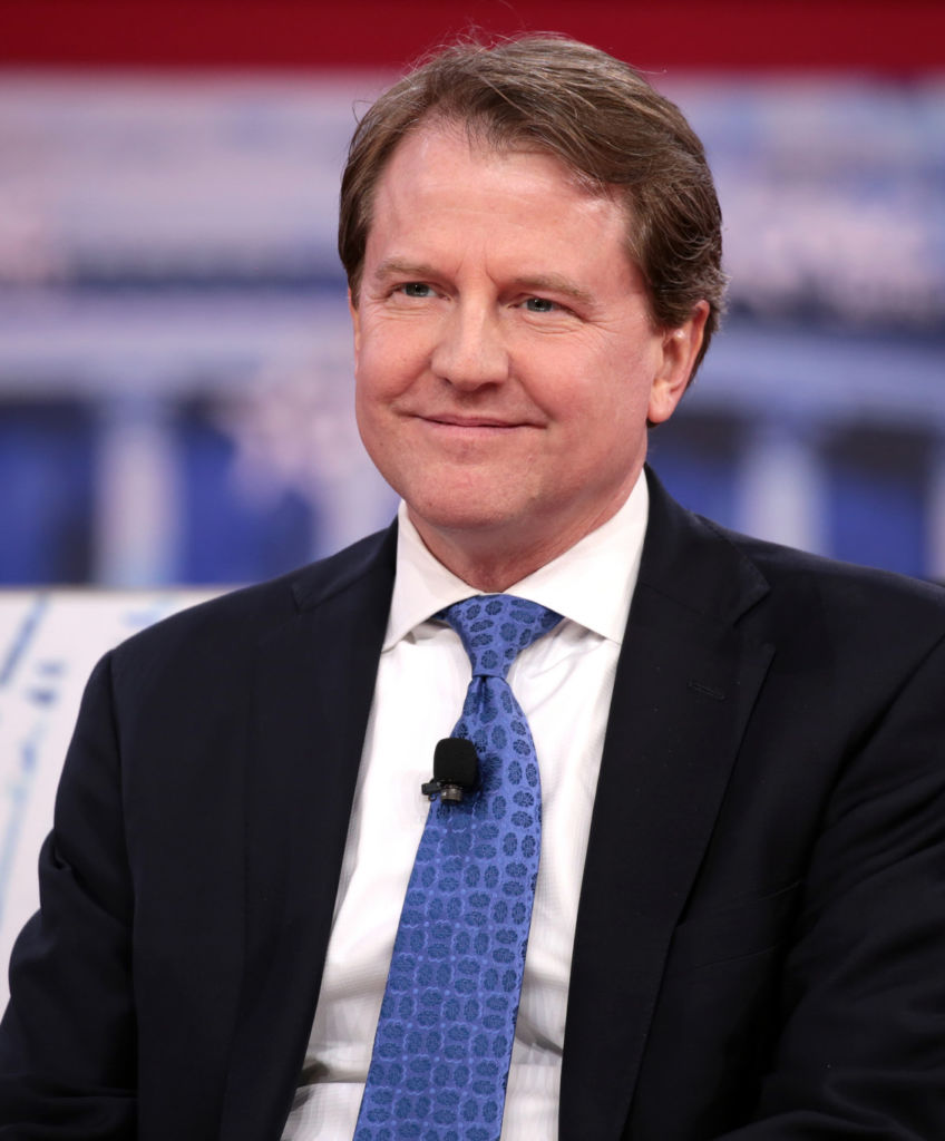 Don McGahn speaking at the 2018 Conservative Political Action Conference (CPAC) in National Harbor, Maryland. (Photo: Gage Skidmore, Flickr, CC 2.0)
