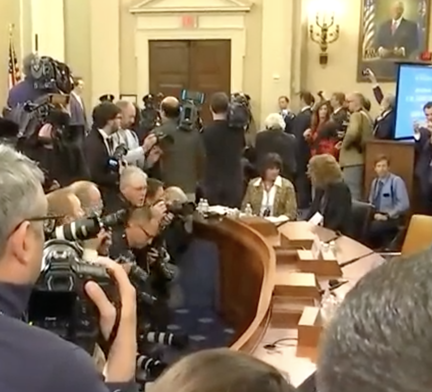 National Security Council official Lt. Col. Alexander Vindman testifies in Congress. (C-Span)