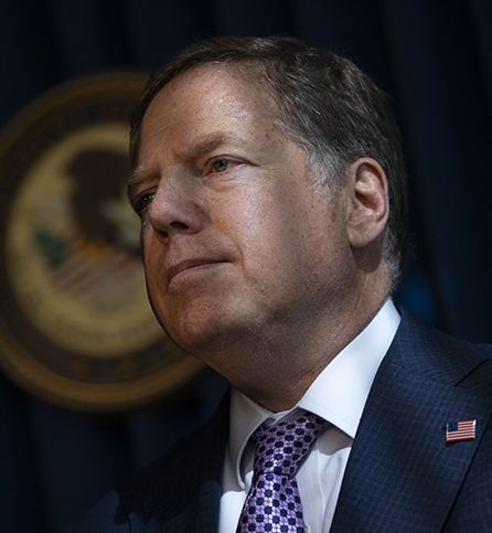 Geoffrey Berman, U.S. Attorney for the Southern District of New York. (Photo by Drew Angerer/Getty Images)