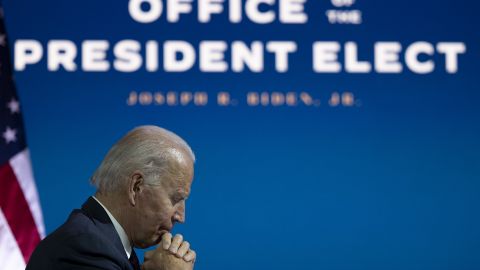 Biden says he is approaching the coronavirus with a “wartime” strategy, moving the power of the federal government behind the effort to get everyone vaccinated.(Photo by JIM WATSON/AFP via Getty Images)