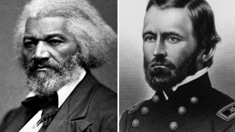 Frederick Douglass and Ulysses S. Grant